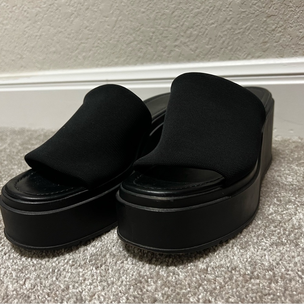 Steve Madden Girl chunky black heels